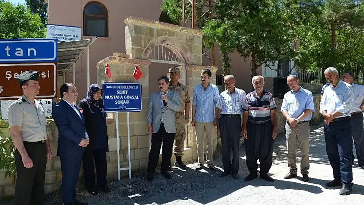 'Şehidin ismi mahallesinde yaşatılacak'