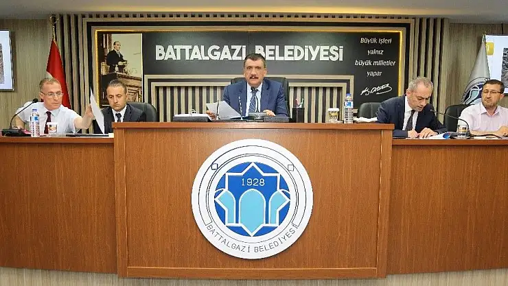 'Battalgazi Belediye Meclisi, temmuz toplantısını yaptı'