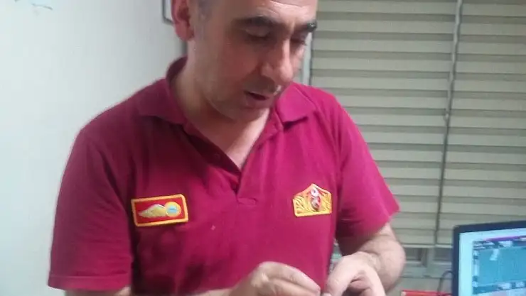'İpe takılan kuş kurtarıldı'