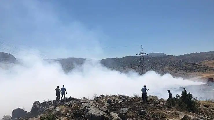 'Nurhak´ta çöp yangını helikopterle söndürüldü'