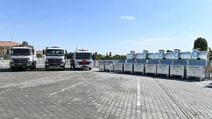 'Yeşilyurt Belediyesi 577 galvanizli çöp konteynırı aldı'