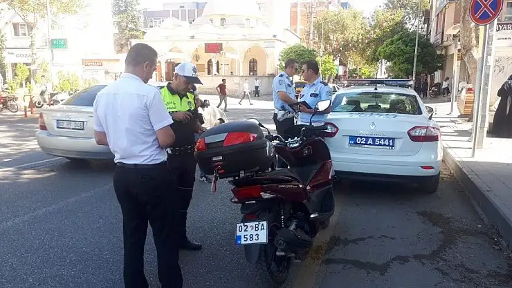 'Adıyaman´da motosiklet denetimleri devam ediyor'