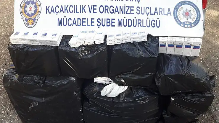 'Kahramanmaraş´ta bin 920 paket kaçak sigara ele geçirildi'