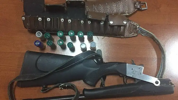 'Besni ilçesinde silah ele geçirildi'