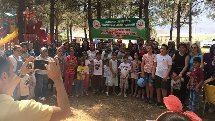 'Diyabetli çocuklar piknikte buluştu'