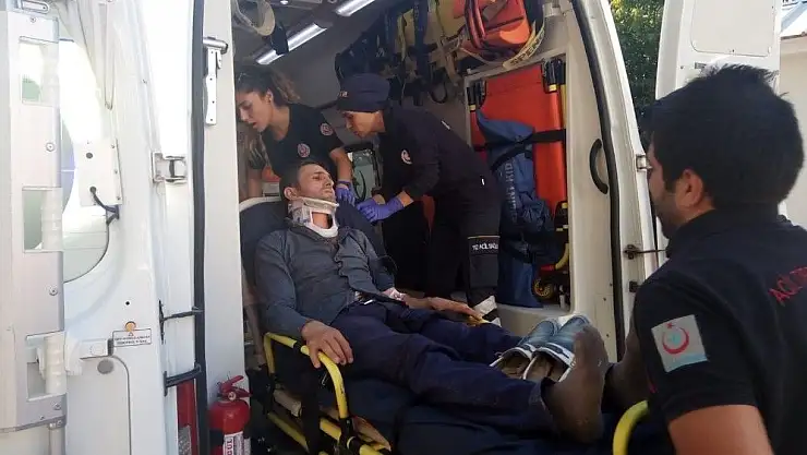 'Otomobil şarampole yuvarlandı: 3 yaralı'