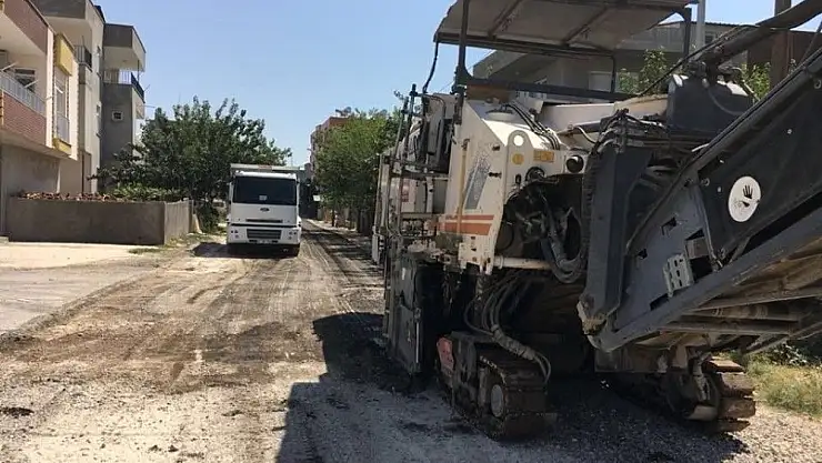 'Yeni Sanayi ve Karapınar Mahallelerinde asfalt hazırlığı yapılıyor'