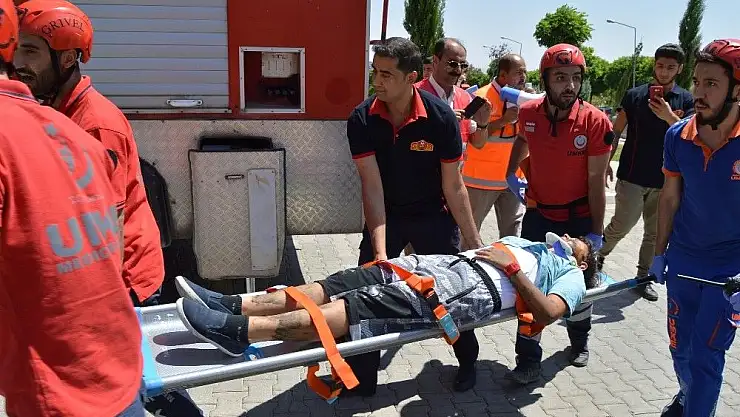 'Besni Devlet Hastanesinde ki tatbikat gerçeği aratmadı'