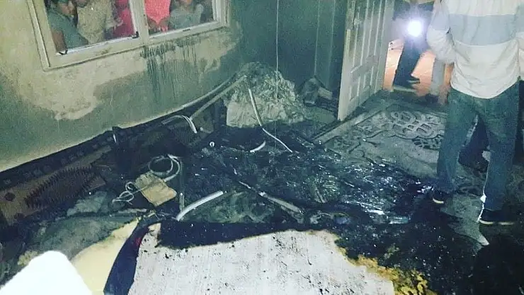 'Kahta´da ev yangını'