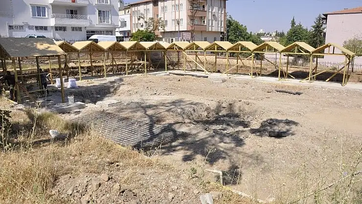 'Şire Pazarının yapımına başlandı'