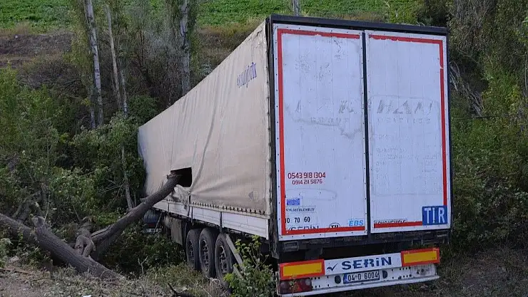 'Tır kazası 1 yaralı'