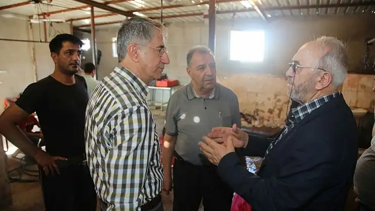 'Başkan Yanılmaz, hayvan borsasını inceledi'