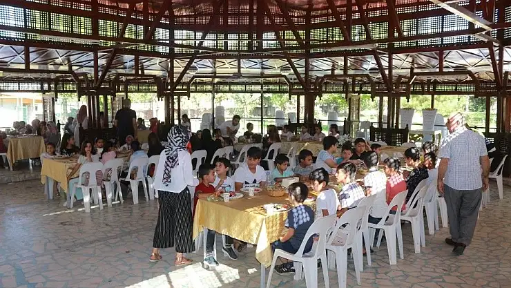 'Kuran kursu öğrencileri doyasıya eğlendi'