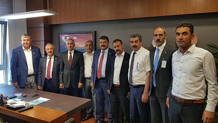 'Milletvekili Taş ziraat odası başkanlarıyla bir araya geldi'
