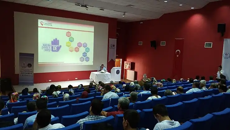'Kadına Yönelik Şiddetle Mücadele konulu seminer verildi'