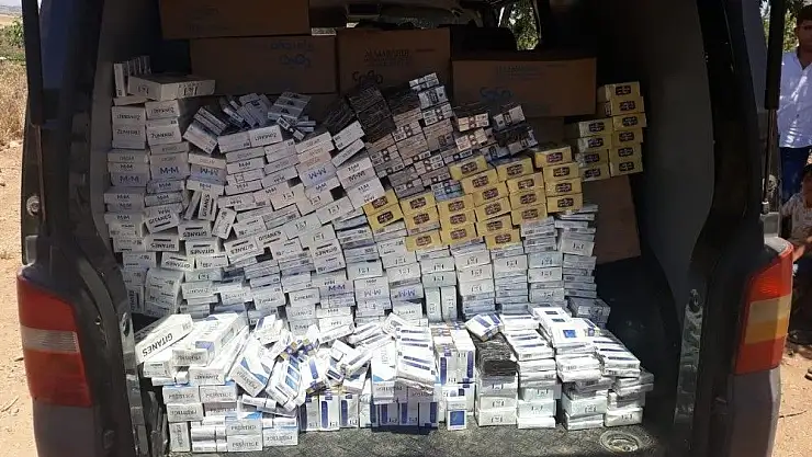 'Jandarma 5 bin paket kaçak sigara ele geçirdi'