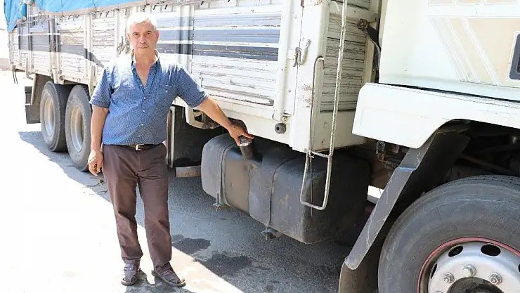 'Park halindeki kamyonların mazotu çalındı'