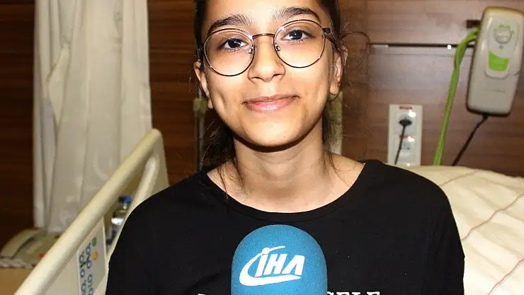 'Hastane odasındaki eğitimle Fen Lisesini kazandı'
