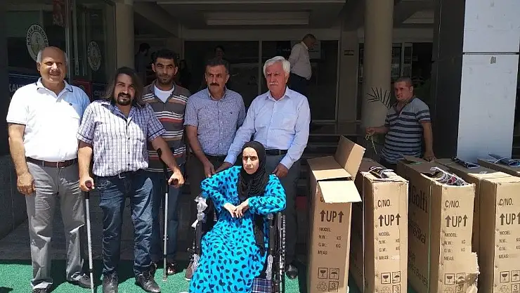 'Toprak´tan engellilere tekerlekli sandalye'