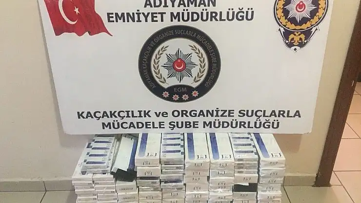 'Durdurulan otomobilden kaçak sigara ele geçirildi'