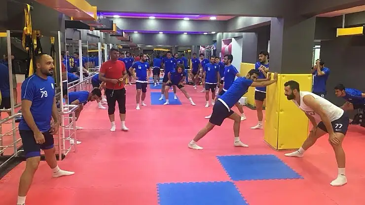 'Yeşilyurt Belediyespor salonda çalıştı'