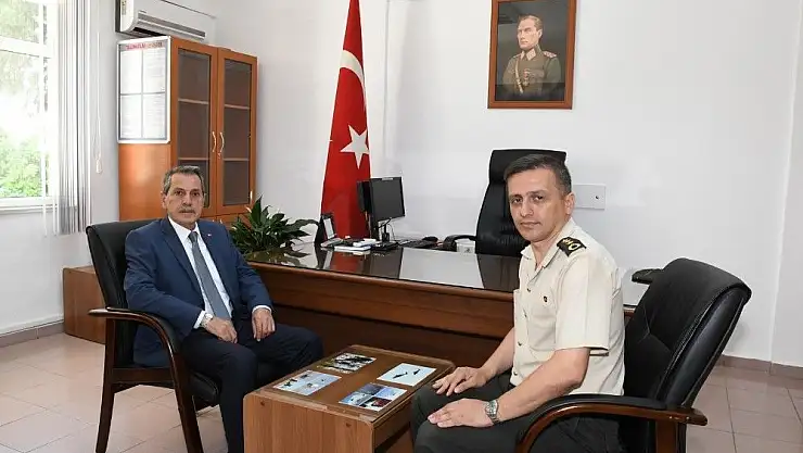 'Vali Kalkancı´dan Müftü ve Komutana hayırlı olsun ziyareti'