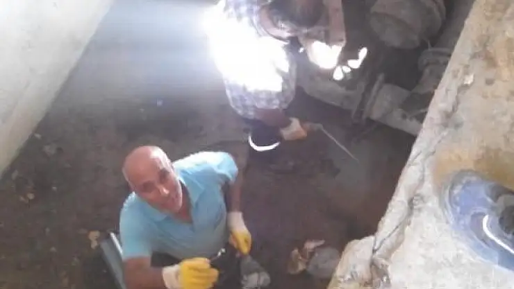 'Gölbaşında su depolarına bakım yapıldı'