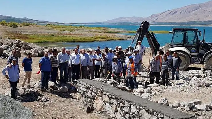 'Yeni festival ve mesire alanı için ilk harç döküldü'