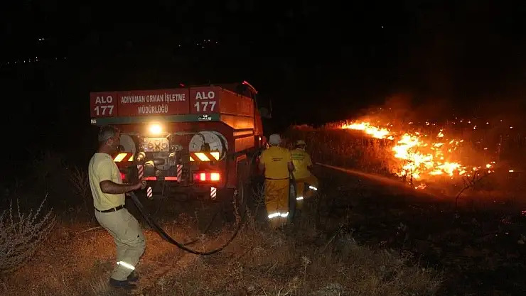 'Adıyaman´da korkutan orman yangını'