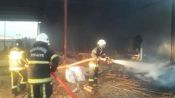 'Kahramanmaraş´ta kereste fabrikasında yangın'