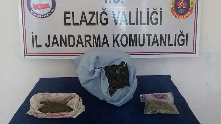 'Elazığ´da 2 kilo 760 gram  esrar ele geçirildi'