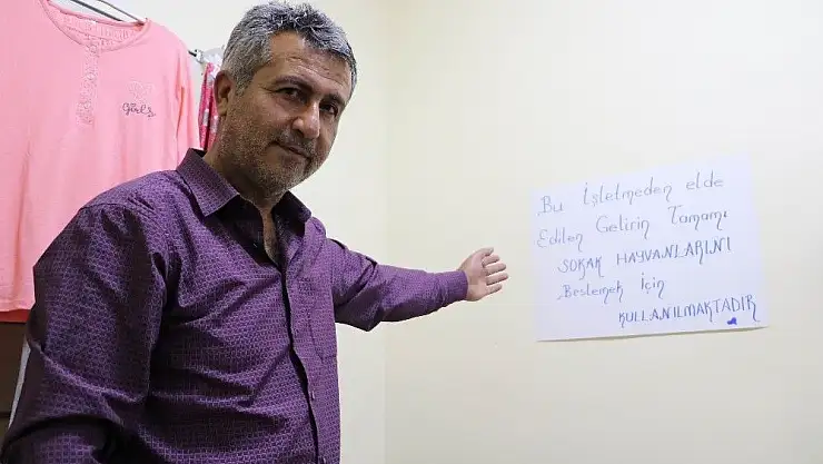 'Sokak hayvanları için dükkan açtılar'