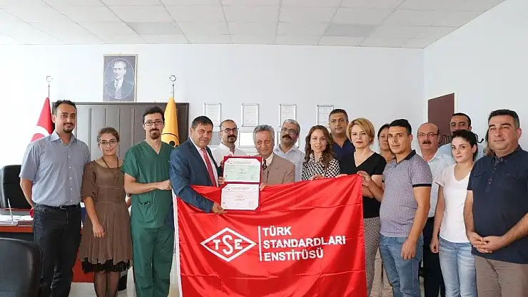 'Diş Hekimliği Fakültesine TSE belgesi'