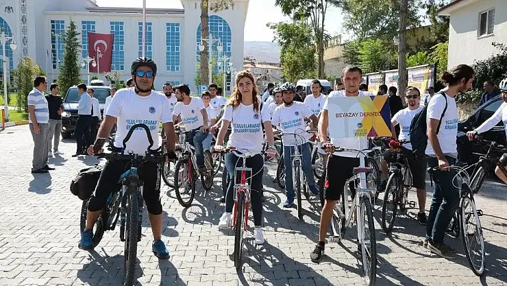 'Kervansaray Buluşmaları kapsamında bisiklet turu düzenlendi'