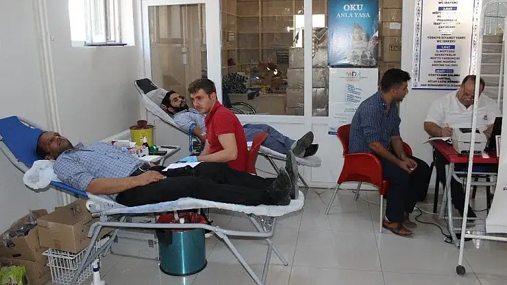 'Din görevlileri kan bağışında bulundu'