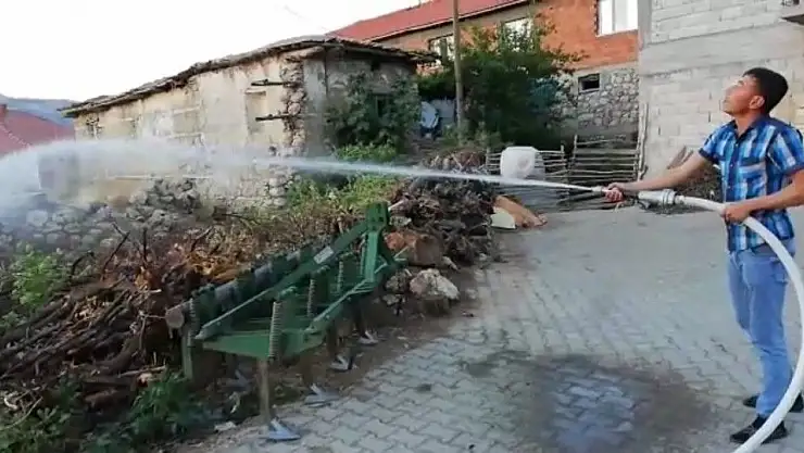 'Gölbaşı Kaymakamlığı köylere yangın söndürme sistemi kuruyor'