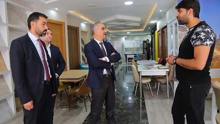 'Başkan Aydın, esnaf gezilerini sürdürdü'