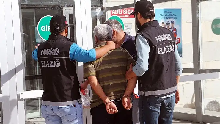 'Elazığ´da eroin ve skankla yakalanan şüpheli  tutuklandı'