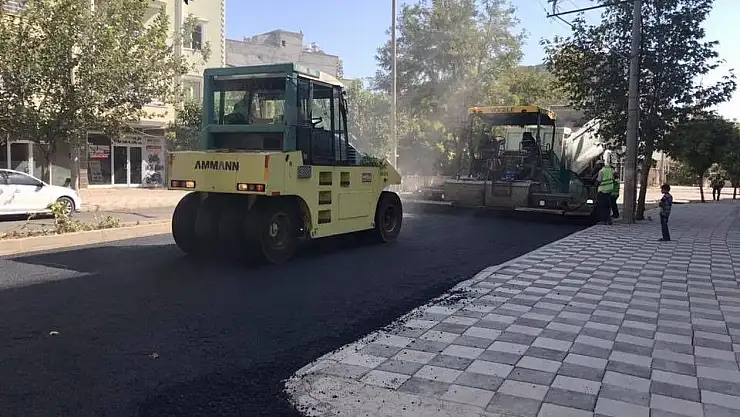 '1. Çevreyolunda asfalt çalışması yapıldı'