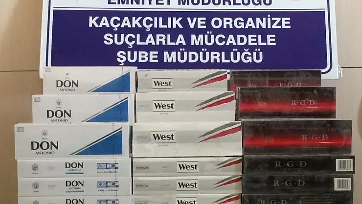 'Elazığ´da 78 karton kaçak sigara ele geçirildi'