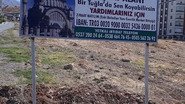 'Muhtar Yiğit´ten cami yapımı için hayırseverlere çağrı'