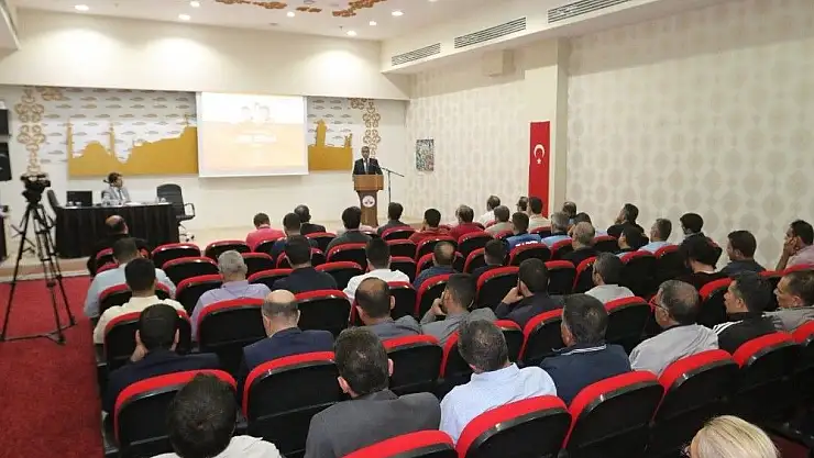 'Belediye personeline afet bilinci semineri verildi'
