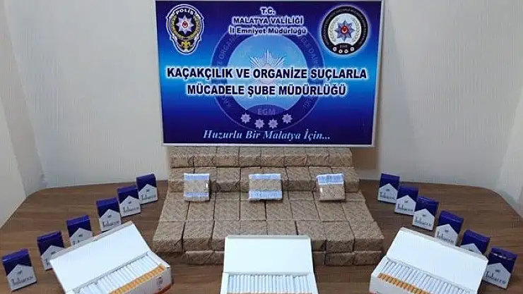 Malatya Emniyeti kaçakçılara göz açtırmıyor