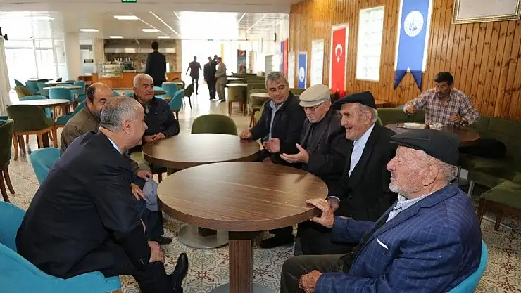 'Başkan Aydın, ihtiyarlar heyetiyle buluştu'