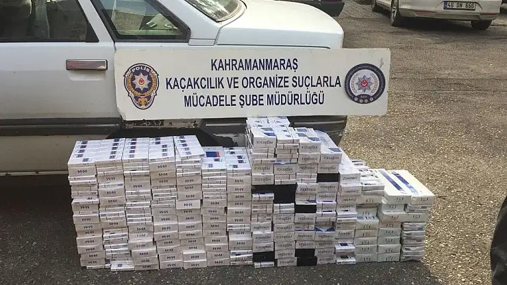 'Kahramanmaraş´ta bin 860 paket kaçak sigara ele geçirildi'