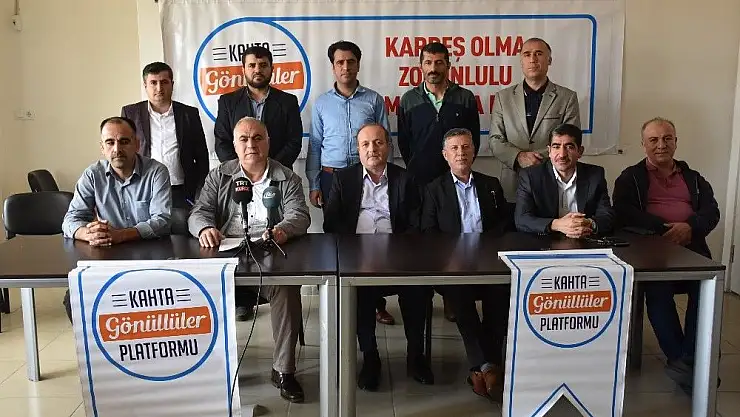 'Kahta Gönüllüler Platformu krizi bahane eden fırsatçıları kınadı'