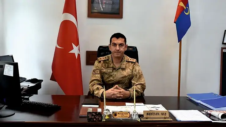 'Kahta Jandarma Komutanı Mustafa Baş göreve başladı'