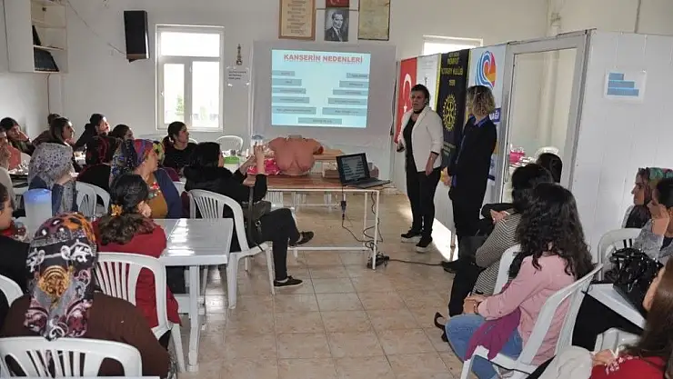 'Tekstil işçileri meme kanseri konusunda bilgilendirildi'