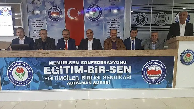 'Eğitim-Bir-Sen Adıyaman Şubesi 2023 Eğitim Vizyonunu değerlendirdi'