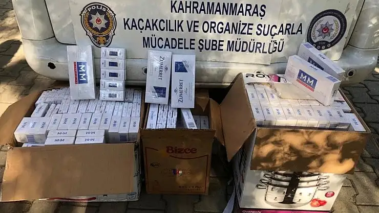 'Tencere kutularından kaçak sigara çıktı'